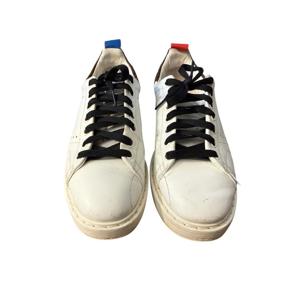 Golden Goose Starter Sneaker Brown Leopard Print Heel Tab Women size 38 US 8 - Picture 3 of 10